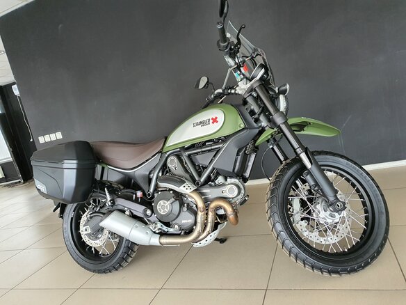 2016 Ducati Scrambler 800, зелёный - вид 16
