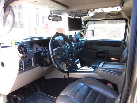 2003 Hummer H2 I, серый, 3990000 рублей - вид 8