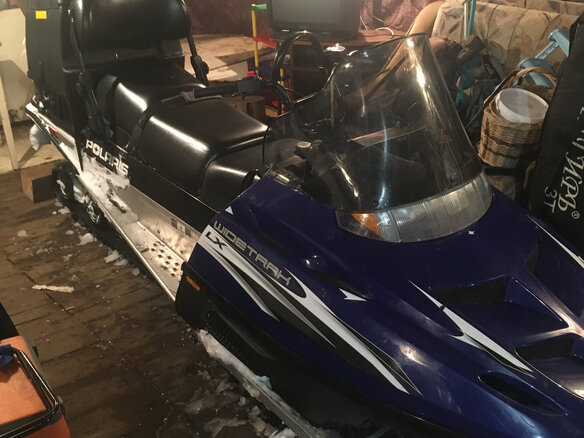 2009 Polaris Widetrak LX, синий