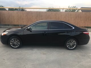 2015 Toyota Camry US Market VII (XV50) Рестайлинг, чёрный, 1500000 рублей, вид 4