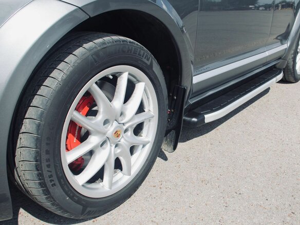 2007 Porsche Cayenne Turbo I Рестайлинг (957), серый, 1650000 рублей - вид 7