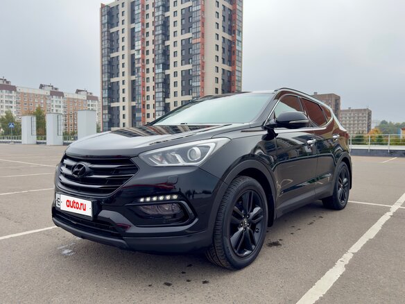 2015 Hyundai Santa Fe III Рестайлинг, чёрный, 1830000 рублей