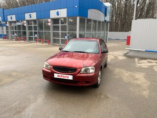 2005 Hyundai Accent ТагАЗ II, красный, 280000 рублей, вид 2