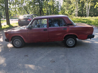 2008 Lada (ВАЗ) 2107, пурпурный, 73000 рублей, вид 2