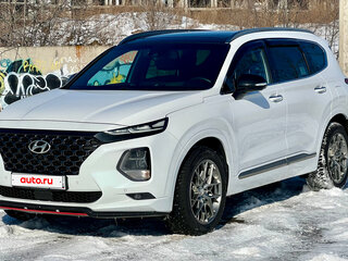 2018 Hyundai Santa Fe IV, белый, 3500000 рублей, вид 1