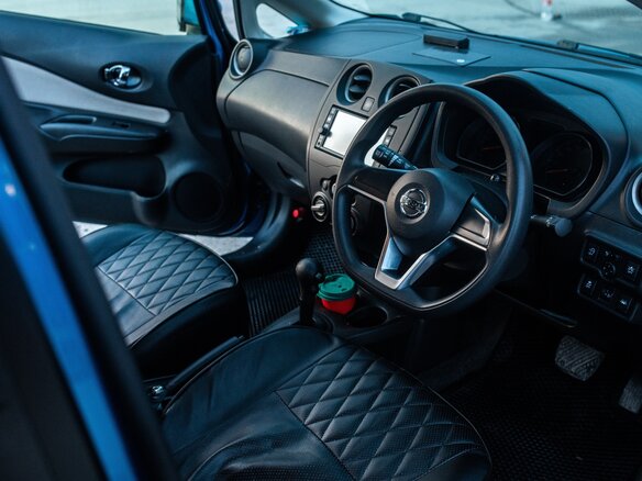 2017 Nissan Note II Рестайлинг, синий, 1130000 рублей - вид 10