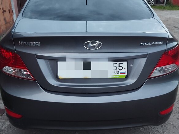 2012 Hyundai Solaris I, серый, 900000 рублей - вид 1
