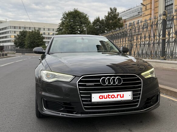 2015 Audi A6 IV (C7) Рестайлинг, серый, 1490000 рублей - вид 1