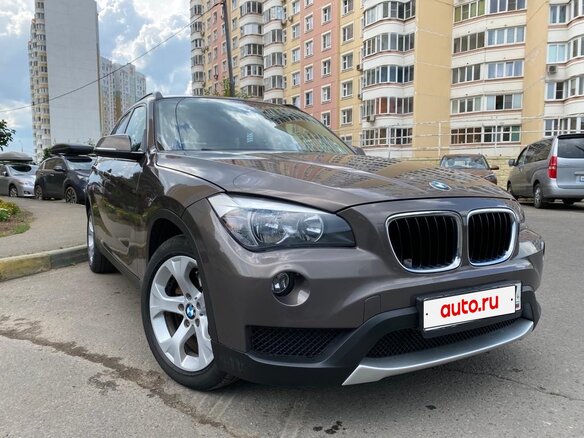 2013 BMW X1 18i I (E84) Рестайлинг, коричневый, 1470000 рублей