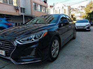 2018 Hyundai Sonata VII (LF) Рестайлинг, чёрный, 2250000 рублей, вид 3