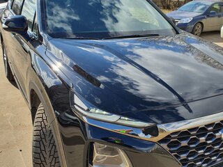 2019 Hyundai Santa Fe IV, чёрный, 3300000 рублей, вид 1