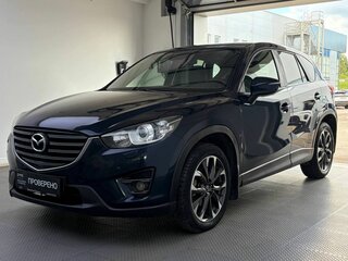 2015 Mazda CX-5 I Рестайлинг, синий, 1510000 рублей, вид 1