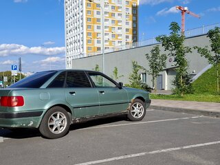 1992 Audi 80 V (B4), зелёный, 245000 рублей, вид 4