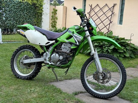2002 Kawasaki KLX 250, зелёный, 240000 рублей, вид 4