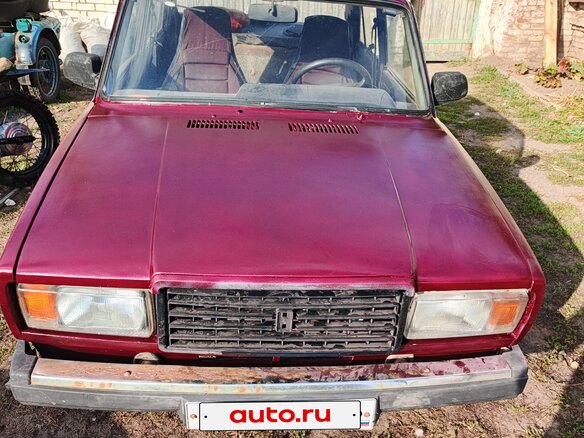2007 Lada (ВАЗ) 2107, красный, 135000 рублей - вид 1