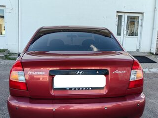 2005 Hyundai Accent ТагАЗ II, красный, 350000 рублей, вид 5