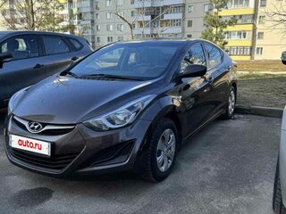 2014 Hyundai Elantra V (MD) Рестайлинг, коричневый, 960000 рублей, вид 1