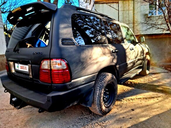 2005 Lexus LX 470 II Рестайлинг, чёрный, 2100000 рублей - вид 12
