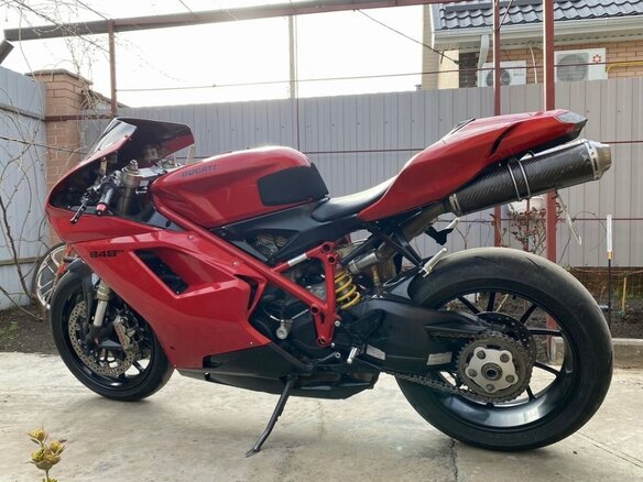 2011 Ducati 848, красный, 630000 рублей - вид 11
