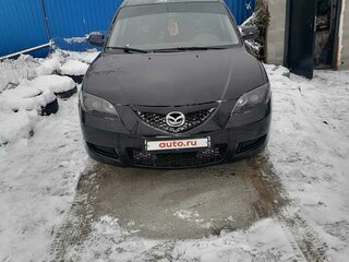 2008 Mazda 3 I (BK) Рестайлинг, чёрный, 654000 рублей, вид 3