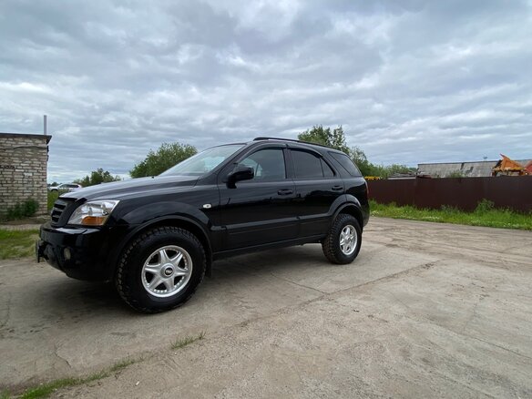 2008 Kia Sorento I Рестайлинг, чёрный, 950000 рублей - вид 5