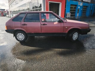 1995 Lada (ВАЗ) 2109, красный, 80000 рублей, вид 4