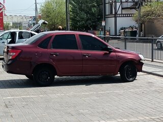 2013 Lada (ВАЗ) Granta I, серебристый, 360000 рублей, вид 5