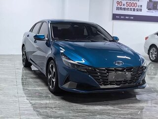 2022 Hyundai Elantra VII (CN7), синий, 1350000 рублей, вид 3