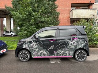 2016 Honda N-WGN I Рестайлинг, чёрный, 860000 рублей, вид 5