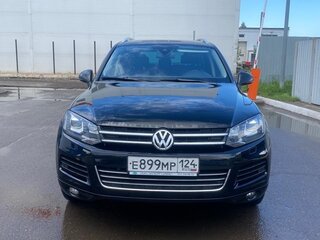 2012 Volkswagen Touareg II, чёрный, 2570000 рублей, вид 2