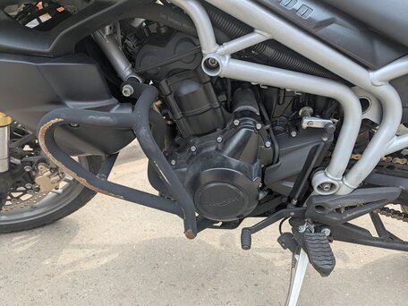 2011 Triumph Tiger 800, зелёный, 420000 рублей, вид 2