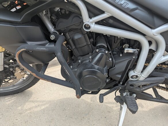 2011 Triumph Tiger 800, зелёный, 420000 рублей - вид 1