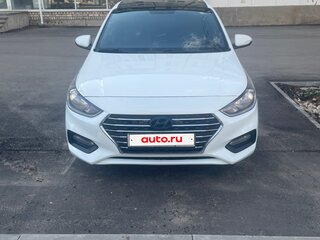 2017 Hyundai Solaris II, белый, 1180000 рублей, вид 3