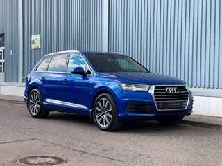 2015 Audi Q7 II (4M), синий, 4178000 рублей, вид 5