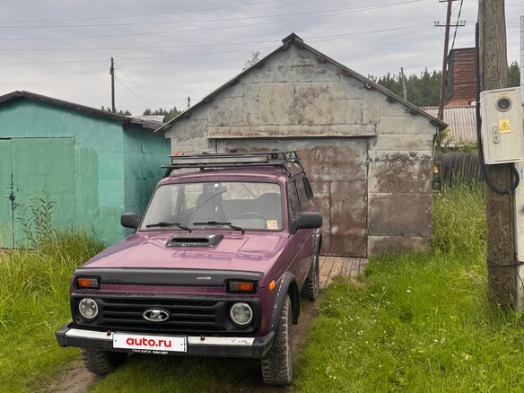 2001 Lada (ВАЗ) 2121 (4x4) I Рестайлинг, фиолетовый, 170000 рублей - вид 2