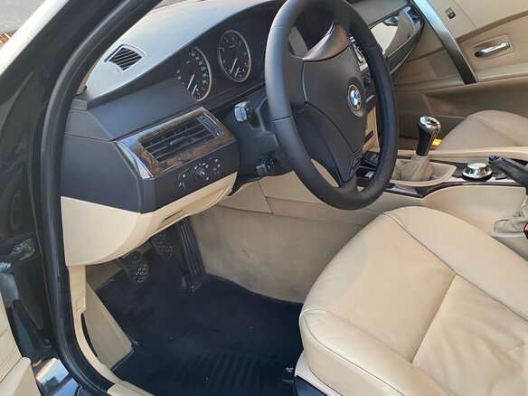 2003 BMW 5 серии 520i V (E60/E61), чёрный - вид 9