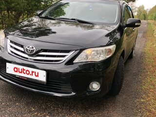 2012 Toyota Corolla X (E140, E150) Рестайлинг, чёрный, 850000 рублей, вид 1