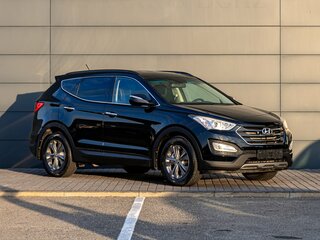 2013 Hyundai Santa Fe III, чёрный, 1795000 рублей, вид 3