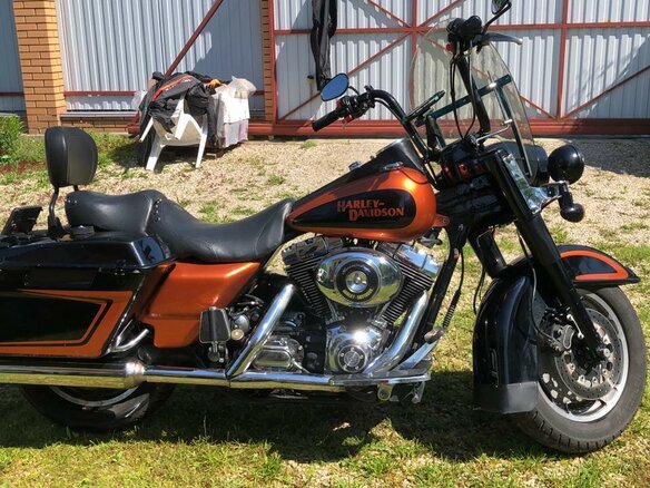 2005 Harley-Davidson Road King, чёрный, 750000 рублей