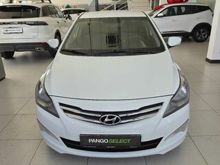 2014 Hyundai Solaris I Рестайлинг, белый, 899000 рублей, вид 2