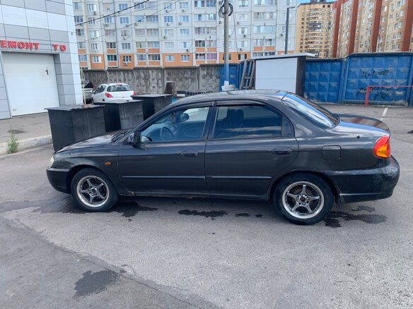 2006 Kia Spectra I Рестайлинг 2, серый - вид 4