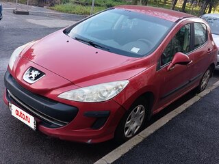 2009 Peugeot 308 I, красный, 410000 рублей, вид 2