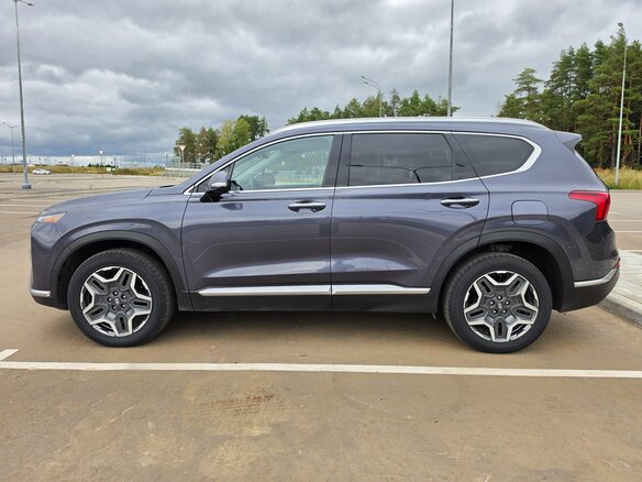 2021 Hyundai Santa Fe IV Рестайлинг, серый, 3380000 рублей - вид 7