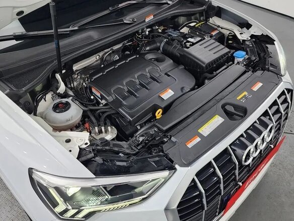 2021 Audi Q3 35 TDI II (F3), белый, 2800000 рублей - вид 5