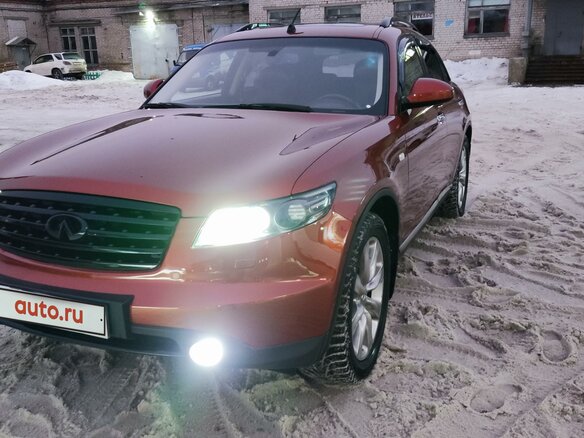 2008 Infiniti FX35 I (S50) Рестайлинг, оранжевый, 1010000 рублей - вид 25
