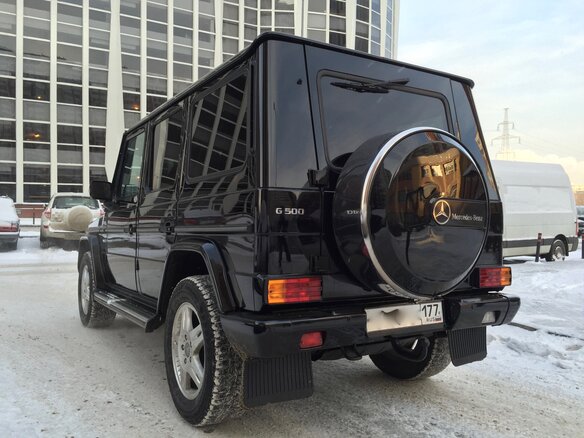2004 Mercedes-Benz G-Класс 500 II (W463), чёрный - вид 3