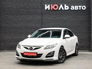2010 Mazda 6 II (GH) Рестайлинг, белый, 930000 рублей, вид 1