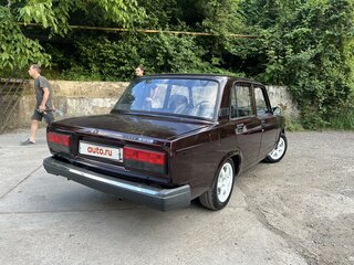 2008 Lada (ВАЗ) 2107, пурпурный, 270000 рублей, вид 4