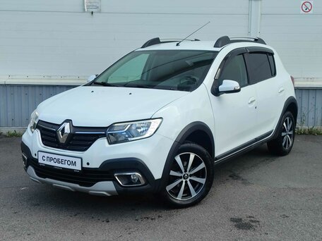 2019 Renault Sandero Stepway II Рестайлинг, белый, 1215000 рублей, вид 2