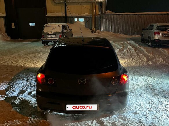 2007 Mazda 3 I (BK) Рестайлинг, серый, 600000 рублей - вид 3